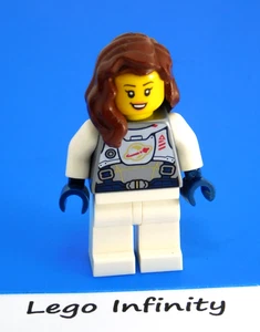 LEGO Mujer Astronauta Minifigura con Logotipo Espacial Transbordador Espacial Aventura 31117 - Imagen 1 de 3
