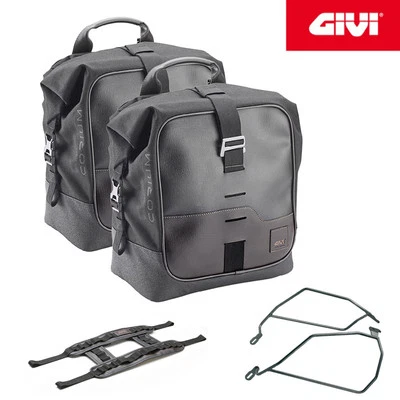 BORSE LATERALI 16L CRM102 + TELAI [GIVI] BMW F 800 GT 2013 2014 2015 2016 Foto 1 de 3