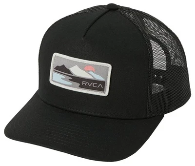 Sombrero de camionero curvo RVCA Peak Cove - negro - nuevo Foto 1 de 2