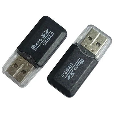 USB Memory Card Reader USB 2.0 Adapter for Micro SD SDHC SDXC TF Hi-Speed - Image 1 of 4