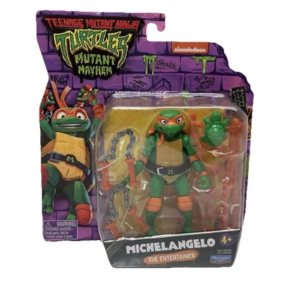 Figura Teenage Mutant Ninja Turtles Mutant Mayhem Michelangelo The Entertainer Foto 1 de 3