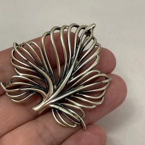 Spilla Napier foglia sterling (14,4 grammi) - Foto 1 di 7