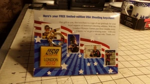 London 2012 USA Shooting Team Keychain - Picture 1 of 4