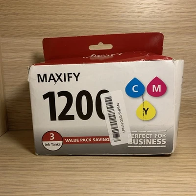 Canon PGI-1200 (9232B005) Tri-Color Ink Cartridge Value Pack (Distressed Box) - Image 1 of 4