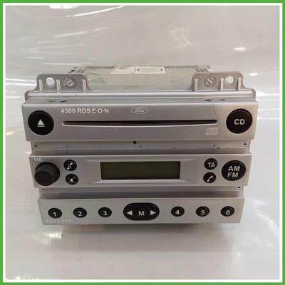 Autoradio FORD FIESTA CBK 1.2 16V 4S6118C815AA 2002 2005 VISTEON B3-LOW-CD - Immagine 1 di 4