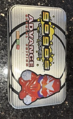 SALE Gogo's Crazy Bones Advance Special Edition Tin 2008 PLUS many extra gogos - Image 1 of 4