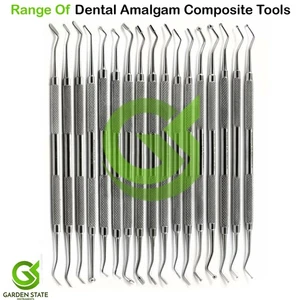 Dental Plastic Filling Amalgam Composite Instruments Restorative Plugger Spatula - Picture 1 of 19