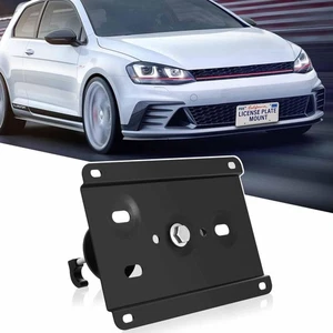 Neu ohne Bohren Frontstoßstange Gitter Nummernschild Halterung Halter kompatibel... - Bild 1 von 6