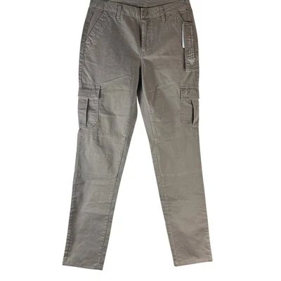 Pantalones cargo Guess talla pequeña pierna ajustada caqui NUEVO para mujer Foto 1 de 4