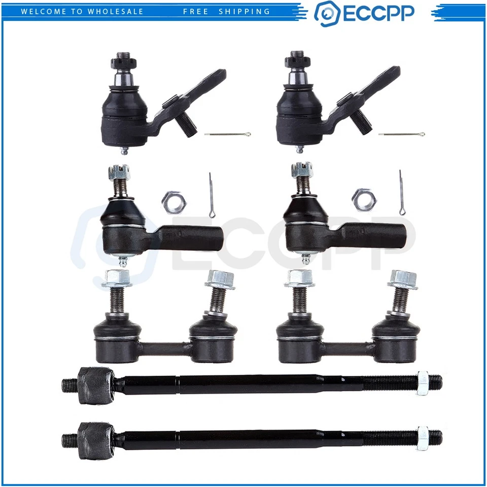 Front Lower Ball Joints Steering Sway Bar Tie Rod End For 1992-1996 Lexus ES300 - Imagem 1 de 4