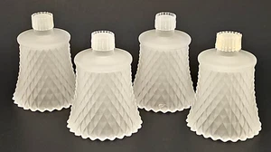 4 Vintage Homco Votivschalen weiß Milchglas mit Pimmel - Bild 1 von 15