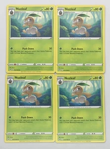 Pokemon TCG Verlorener Ursprung Nuzleaf x4 4x Uncommon Playset #012/196 Pack Fresh NM! - Bild 1 von 1