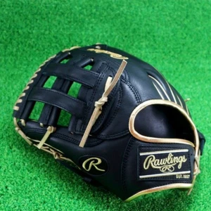 Rawlings Baseball Glove All positions LHT 11.75 HOH BLACK LABEL - Picture 1 of 4