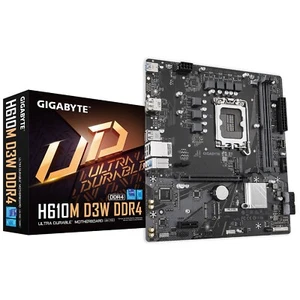 Gigabyte Intel motherboard H610M D3W DDR4 LGA 1700 Micro ATX M.2 PCIe USB Type-C - Picture 1 of 3
