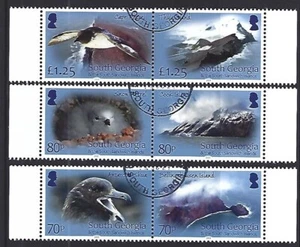 Sur Georgia 2021 Isla Serie 1 Sur Thule Juego 3 Pares Matasellado - Imagen 1 de 1