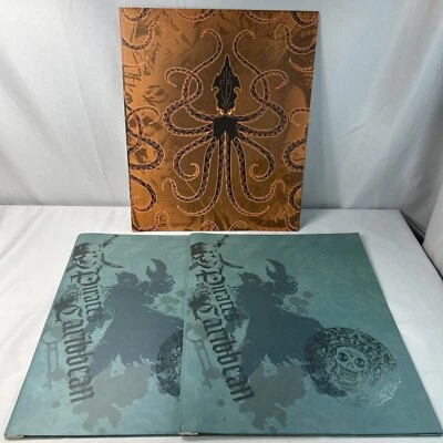 3 Mead Disney Piratas del Caribe Prong + Carpetas Portafolio Bolsillo 11x9 Kraken Foto 1 de 4