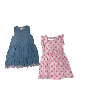 Free Style Girls 2-Pack Pink & Blue Dress Size 5, 6, 6X - Picture 1 of 1