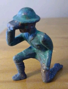 Vintage Toy Lead Soldiers American WWI Infantry Soldier Cast Iron - Picture 1 of 7