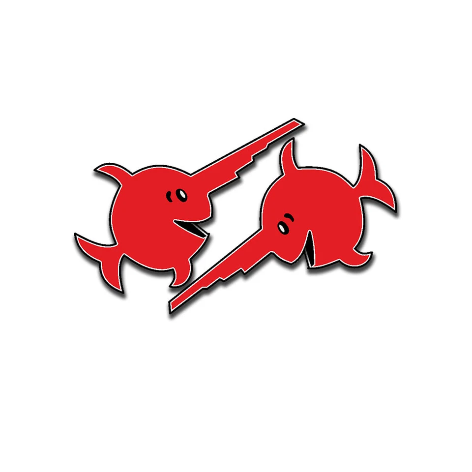 ALFASHIRT U96 Turm Maling Marine U Boot Maskottchen Aufkleber VII C je 2,5x1,5cmA5562