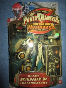 Bandai POWER RANGERS Operation Overdrive BLACK RANGER Vers. Ita GIG - Imagen 1 de 3