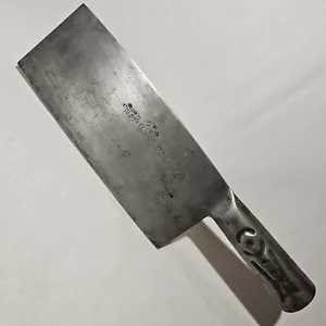 Three Rams Brand Foshan Anguilla Coltello Cleaver #3 100% Acciaio al Carbonio-Cina Lama 8", Ottime Condizioni - Foto 1 di 5