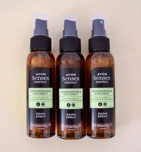 3x OR 6x AVON LEMONGRASS & COCONUT ROOM SPRAY 100ml BY AVON SENSES ESSENCE NEW - Picture 1 of 1