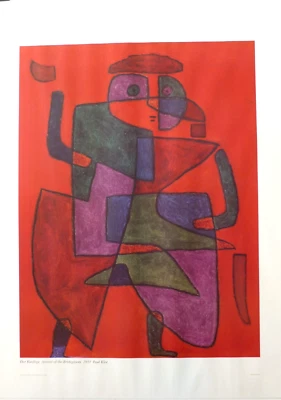 PAUL KLEE Der Kunftige Arrival of the bridegroom ART POSTER - Image 1 of 4