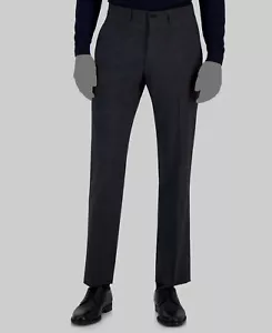 A|X Armani Exchange Men's Gray Plaid Slim-Fit Suit Pants Size 30W 32L - Picture 1 of 1