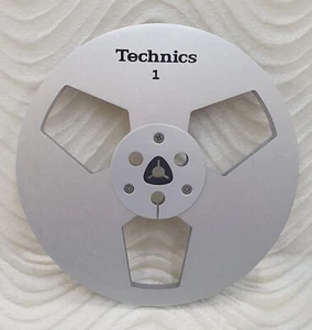 NEW Technics Reel 7" METAL REEL 1/4" Tape Brushed Anodized Aluminum Made in US - Picture 1 of 6