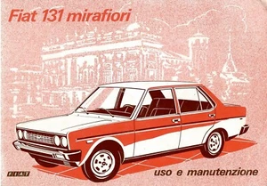 Fiat 131 Mirafiori Original Use and Maintenance Booklet III 1975 - Picture 1 of 1