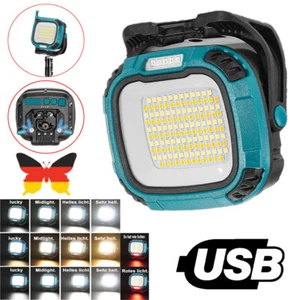 LED Baustrahler 45W USB Akku Arbeitsleuchte Magnetisch Scheinwerfer 4000 Lumen - Bild 1 von 17