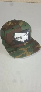 Home Team Trucker Hat Cap Camo w USA Outline Adj Snapback Nwot - Picture 1 of 6