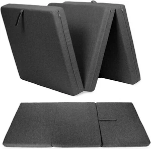 Premium Klappmatratze 3-teilige Faltmatratze mit abnehmbarem Bezug Reisematratze - Bild 1 von 25