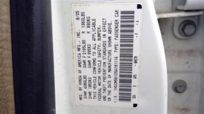 Bomba de direção hidráulica usada serve: 2005 Honda Accord 2.4 grau A - Imagem 1 de 4