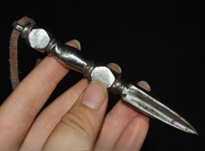 4,6-дюймовый тибетский буддийский храм метеорит железный кинжал Tiantie Vajra оборудование Phurpa - Изображение 1 из 4