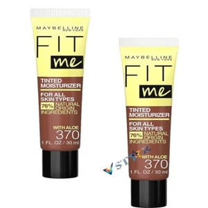 Maquillaje facial hidratante tintado Maybelline Fit Me paquete de 370 x 2 - Imagen 1 de 1