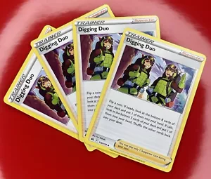 4X Pokémon TCG Digging Duo Crown Zenith 126/159 Regular Uncommon 2023 NM - Picture 1 of 1