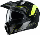 Casque Helmet Moduler Adventure Frontal Hjc C80 Rox Mc4h Matt Black Yellow Gr M