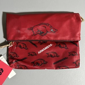 Arkansas Razerbacks Damen Foldover Beuteltasche Tasche Clutch NCAA Team Logo von FOCO - Bild 1 von 9