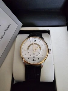 GV2 Giromondo - GMT Swiss watch with leather band  SKU: 42307 375/500 made - Picture 1 of 2