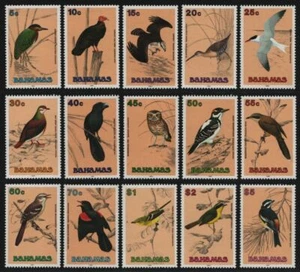 Bahamas 1991 - Mi-Nr. 737-751 I ** - MNH - Vögel / Birds (III) - Bild 1 von 2
