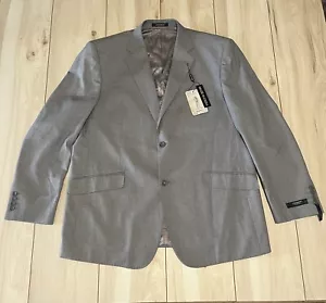 Statement NEW Italy Confidence Pure Handmade Blazer Gray Wool Mens Size 44R - Picture 1 of 24