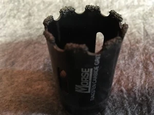 Morse 1-3/8" Carbide hole saw  - Picture 1 of 3