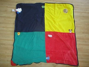NEW Baby Einstein Swaddle Layette Security Activity Blanket Play Mat Blue Red - Picture 1 of 2