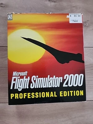 Flight Simulator 2000 Microsoft Professional Edition 3 DISC & Pilot manual  - Image 1 of 4