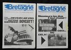 L* Lot (x2) Journal BRETON ancien L'AVENIR DE LA BRETAGNE 1984