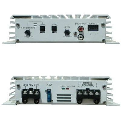 Mariner Verstärker PLMRA200 400 WATT 2 Kanäle Für Boot Mit High Level Eingängen - Bild 1 von 4