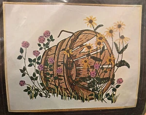 Bucilla Growing Wild Picture Wall Panel Sealed Kit Flowers Barrel Susans 26x32 - Picture 1 of 5