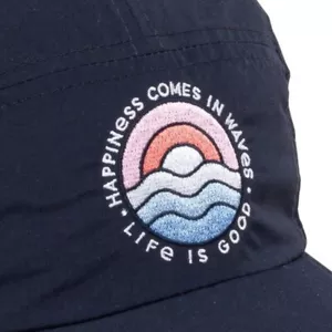 Cappellino da baseball donna Life Is Good Happiness Comes In Waves Alpine Trek UPF 50+ - Foto 1 di 4