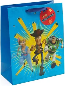 Toy Story Large Gift Bag - 32cm x 26cm x 13 cm Woody gift bag - Picture 1 of 3